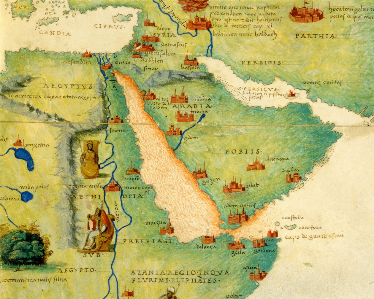 第三帝国発行　カラー地図 第三帝国発行 カラー地図 （中国の世界地図が北方領土に塗った色